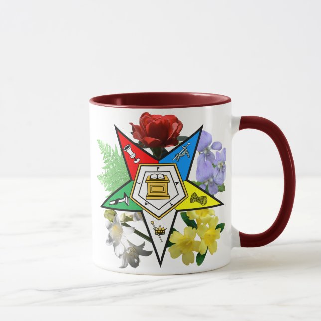 OES BlumenEmblem-Tasse Tasse (Rechts)