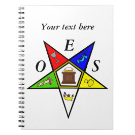 OES Eastern Star Sister Mauerwerk Notizblock