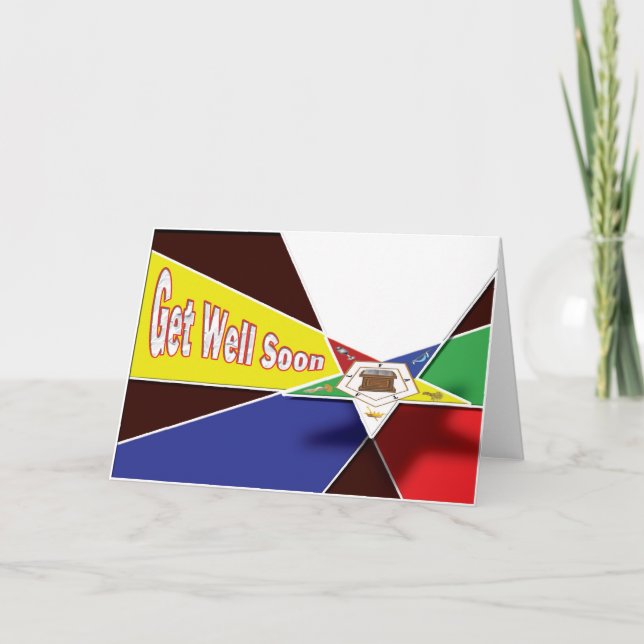 OES erhalten gut bald Feiertagskarte (Vorderseite)