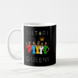 OES FATAL Sistars Queens Ladys Eastern Star Mothe Kaffeetasse
