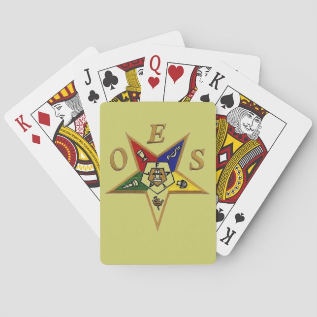 OES LADIES SPECIALTY CARDS SPIELKARTEN (Rückseite)