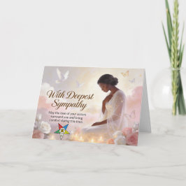 OES Memorial Breavement, Sympathy Dankeskarte