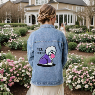 OES Old English Sheepdog Jeansjacke
