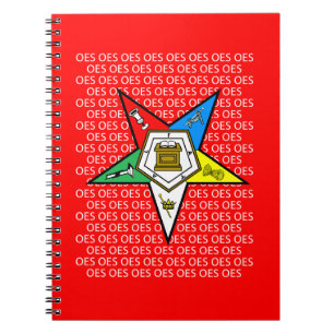 OES Order of the Eastern Star Notebook Notizblock