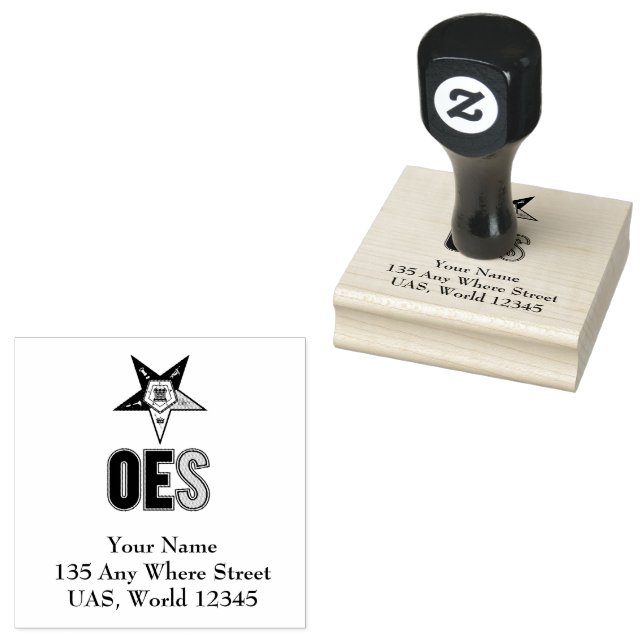 OES Personalisiert Gummistempel (Stempel)