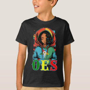 Oes Schöne Schwester Kapuze Kopf Eastern Star Als T-Shirt