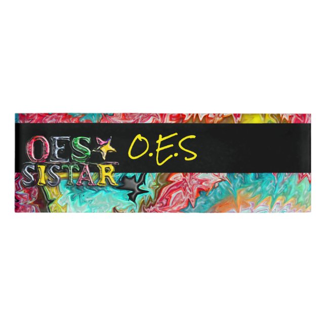 OES Sistar Namenschild (Vorderseite)