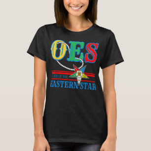 OES Star Necklace Order of the Eastern Star Mother T-Shirt