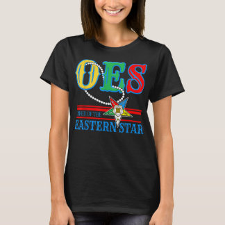 OES Star Necklace Order of the Eastern Star Mother T-Shirt
