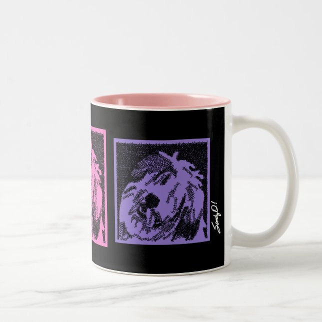 OES Topspin Zweifarbige Tasse (Rechts)