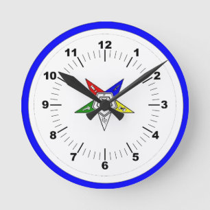 OES-Uhr Runde Wanduhr