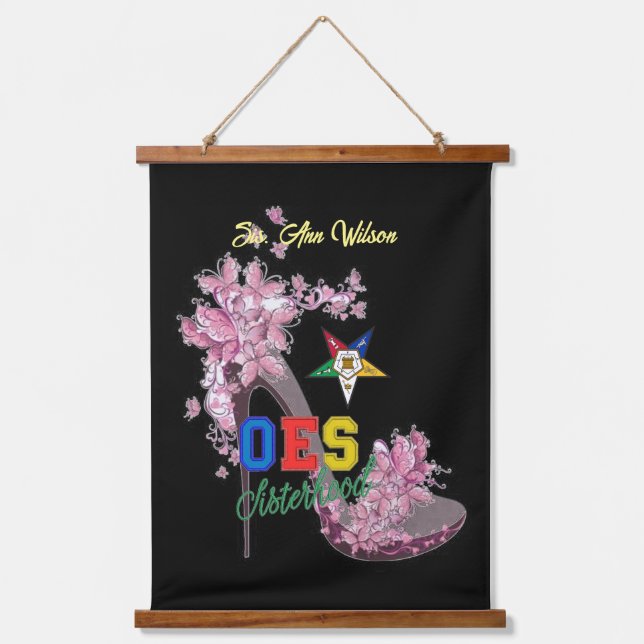 OES WANDTEPPICH MIT HOLZRAHMEN (Vorderseite)