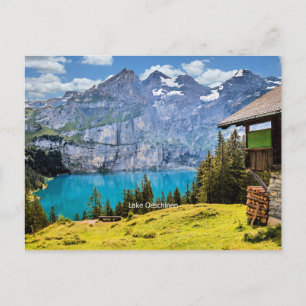 Oeschinen-See, Schweiz Postkarte