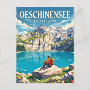 Oeschinensee Schweiz Postkarte