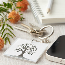 🌳 of Life Keychain - Growth Symbol Gift 🔑 Schlüsselanhänger