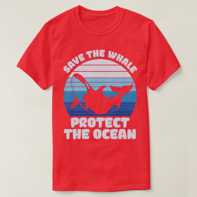 of North Atlantic Right Whale T-Shirt (Design vorne)