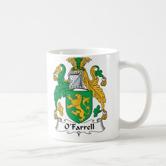 O'Farrell Familienwappen Kaffeetasse (Rechts)
