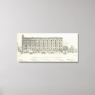 O'Farrell Südseite Grant und Stockton Leinwanddruck