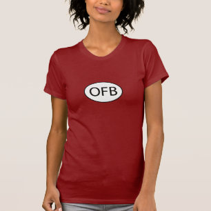 OFB Felsen das roten T-Shirt der Frauen