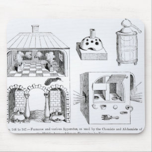 Öfen und verschiedener Apparat Mousepad