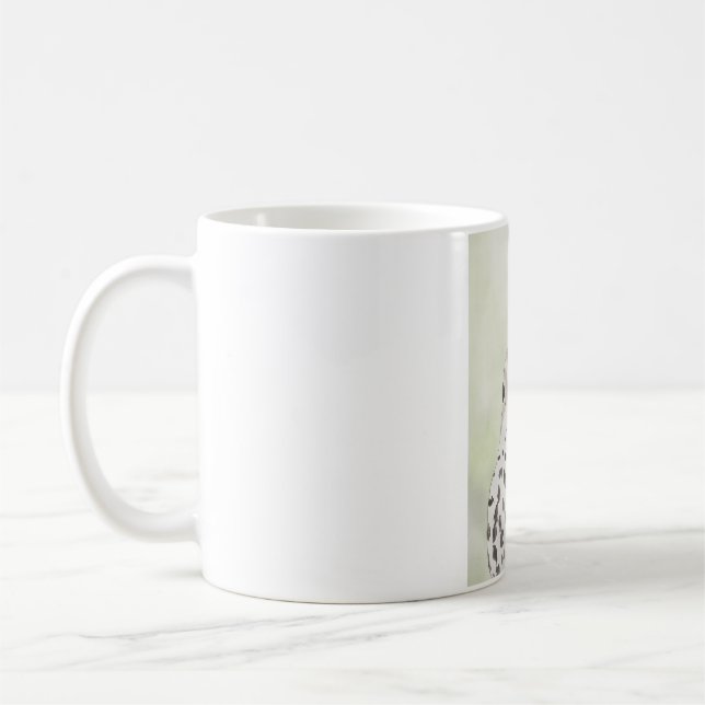 Ofenbauervogel lustige Vogelmalerei Kaffeetasse (Links)