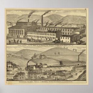 Ofengießerei, passende Geschäfte Poster