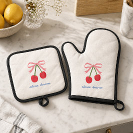 Ofenhandschuh & Topflappen | Kirsch Coquette Schle Topflappen-Set
