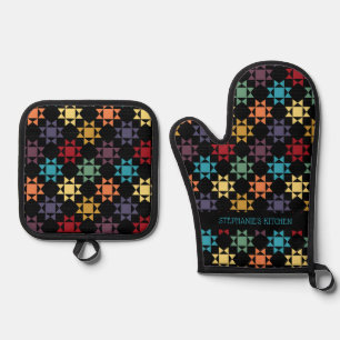  OFENHANDSCHUH & Topflappen-Set