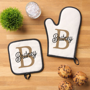  OFENHANDSCHUH & Topflappen-Set