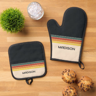  OFENHANDSCHUH & Topflappen-Set