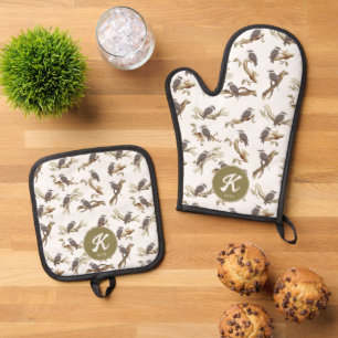  OFENHANDSCHUH & Topflappen-Set