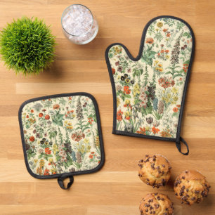  OFENHANDSCHUH & Topflappen-Set