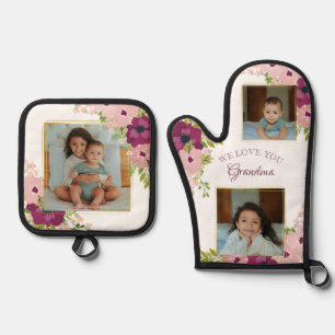  OFENHANDSCHUH & Topflappen-Set
