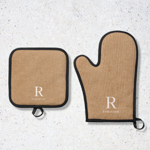  OFENHANDSCHUH & Topflappen-Set
