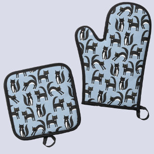  OFENHANDSCHUH & Topflappen-Set
