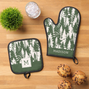  OFENHANDSCHUH & Topflappen-Set
