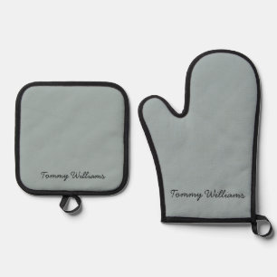  OFENHANDSCHUH & Topflappen-Set