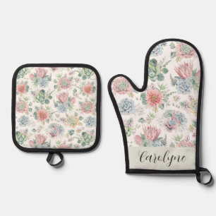  OFENHANDSCHUH & Topflappen-Set