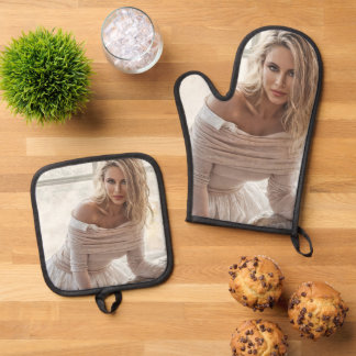 Ofenmittschutz und Topflappen-Set "Born From Dayli Ofenhandschuh & Topflappen-Set