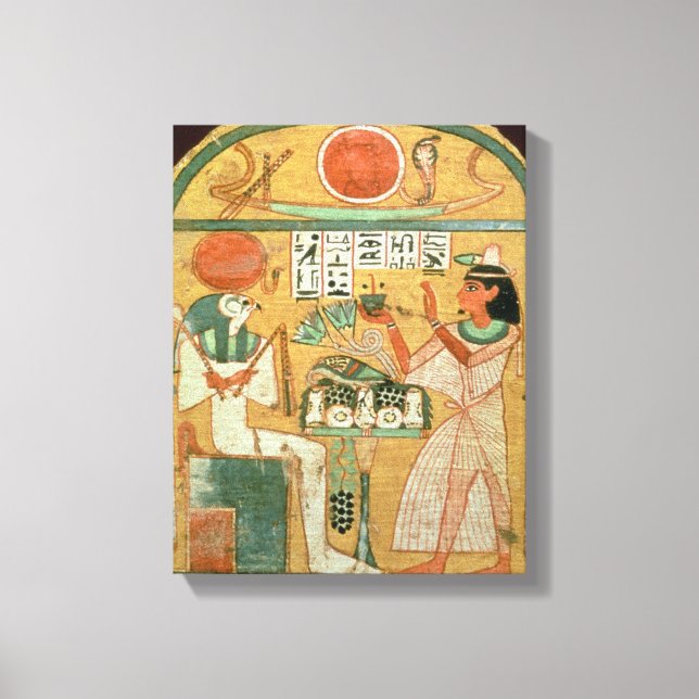 Ofenmut Offering an Osiris, Stele von Ofenmut von Leinwanddruck (Vorderseite)