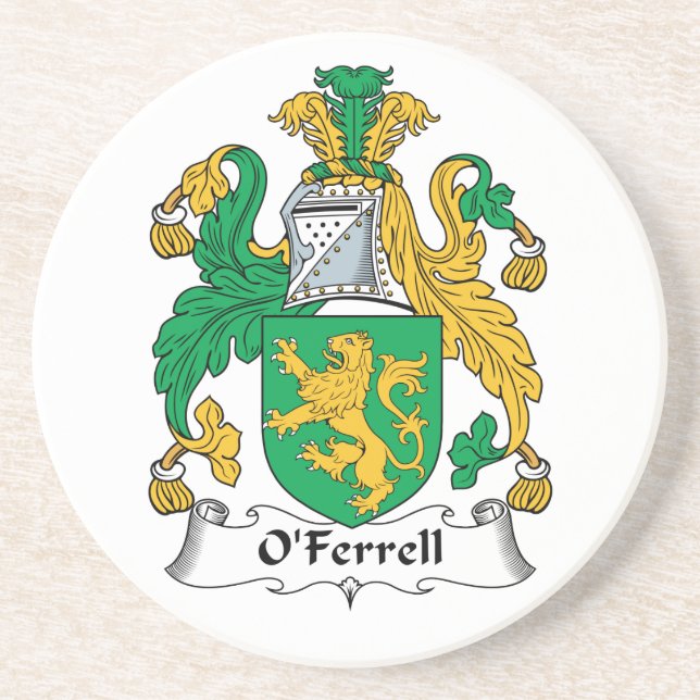 O'Ferrell Familienwappen Getränkeuntersetzer (Vorne)
