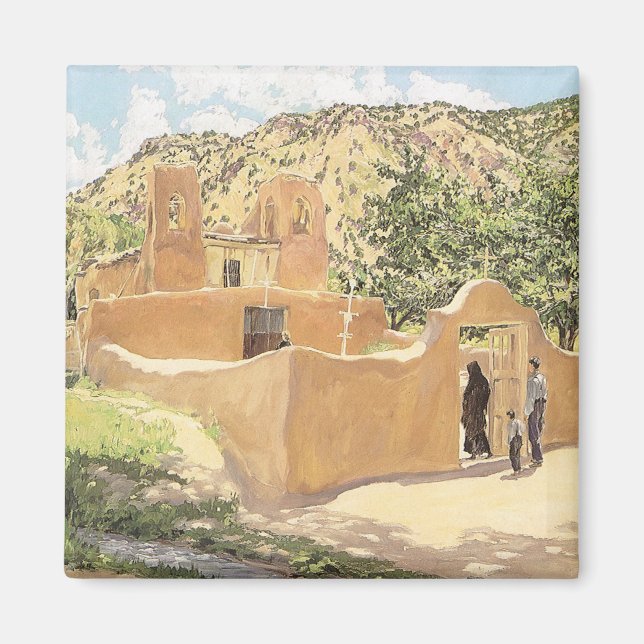 Oferta Para San Esquipula von Walter Ufer Magnet (Vorne)