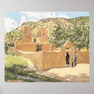 Oferta Para San Esquipula von Walter Ufer Poster