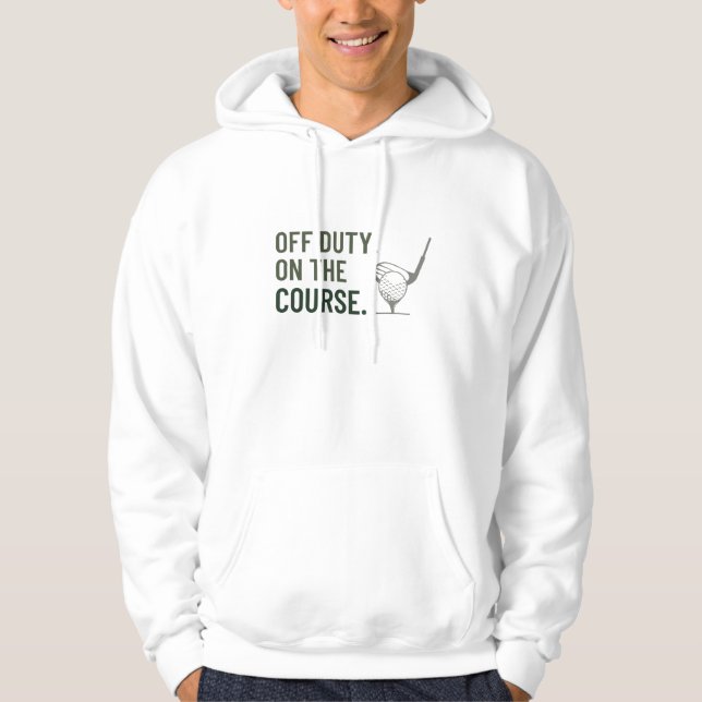 Off Duty. On the Course Hoodie (Vorderseite)