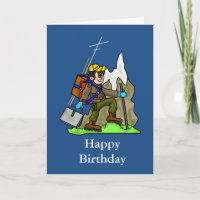 Off Grid Birthday Card für Wandern, Bergsteiger