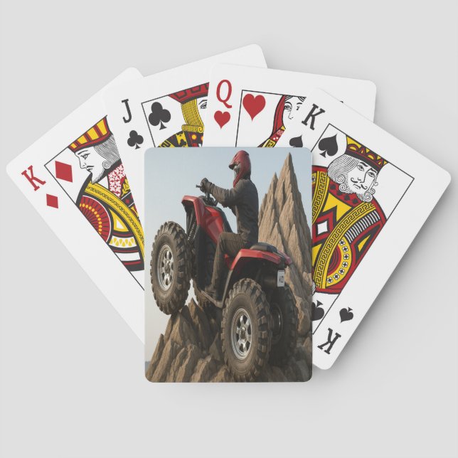Off-Road ATV Adventure Playing Cards Spielkarten (Rückseite)
