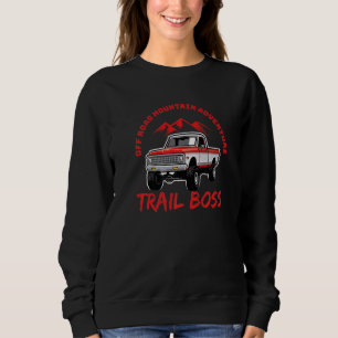 Off Road Mountain Adventure Vier Wheel 4x4 Truc Sweatshirt