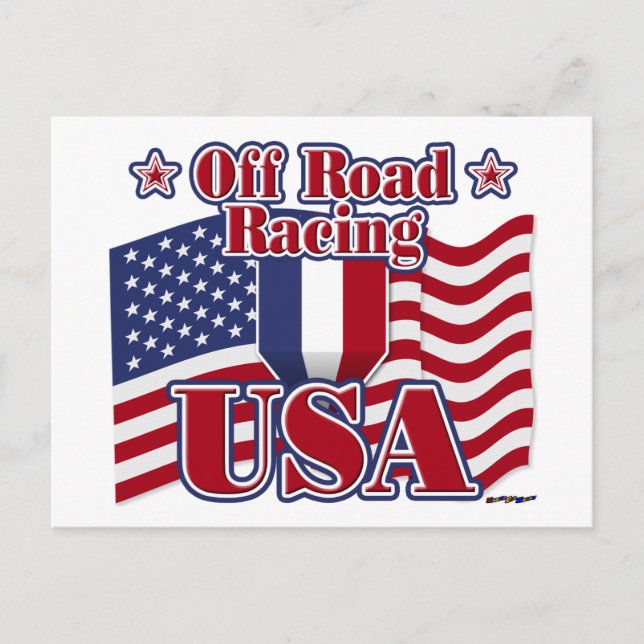 Off Road Racing USA Postkarte (Vorderseite)