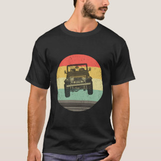 Off Road Retro Vintager Style 4X4 Auto-Enthusiaste T-Shirt