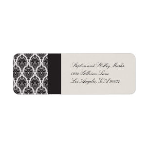 Off White and Black Damask Wedelmarken-2